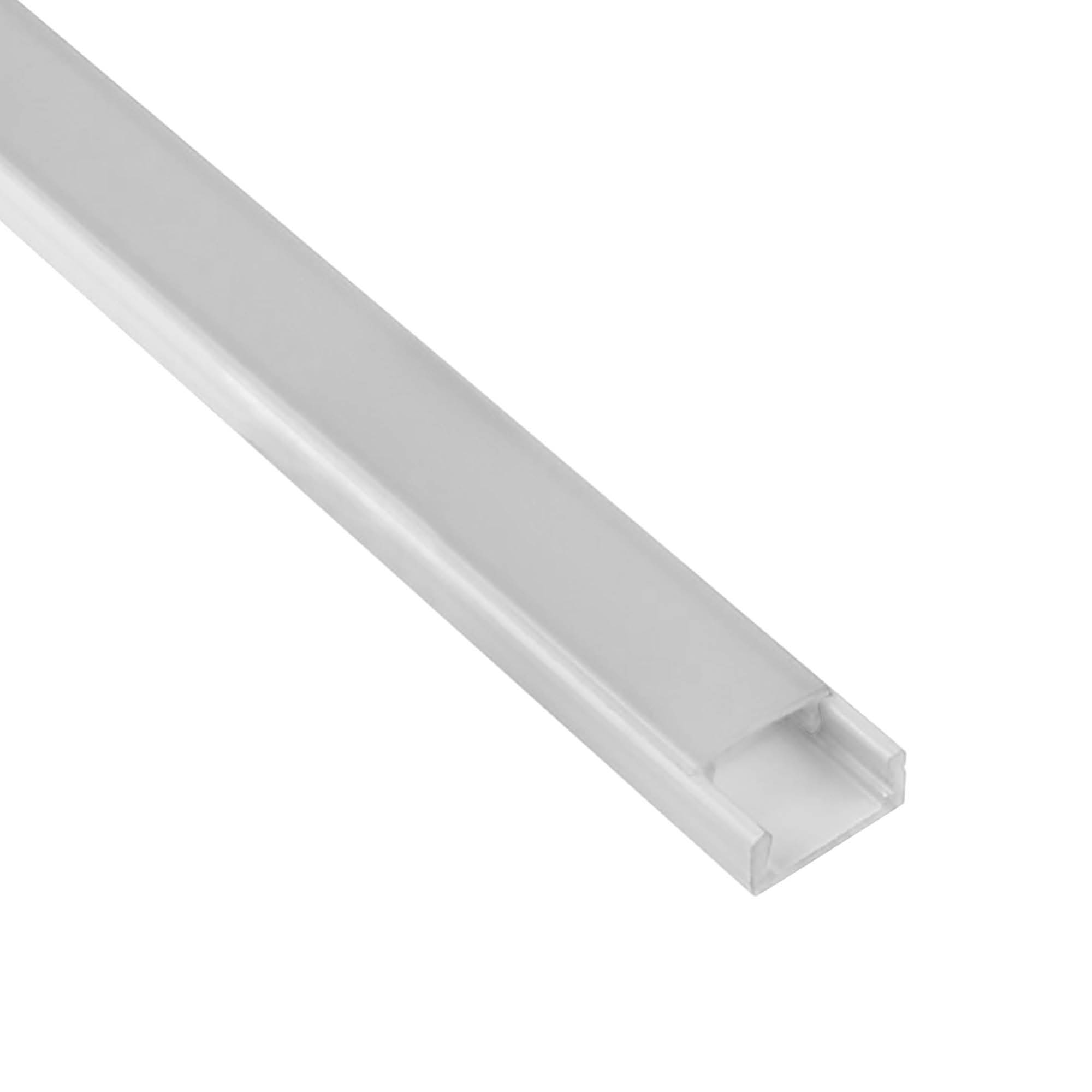 A15 LED Profil Weiss 2m Abdeckung opal