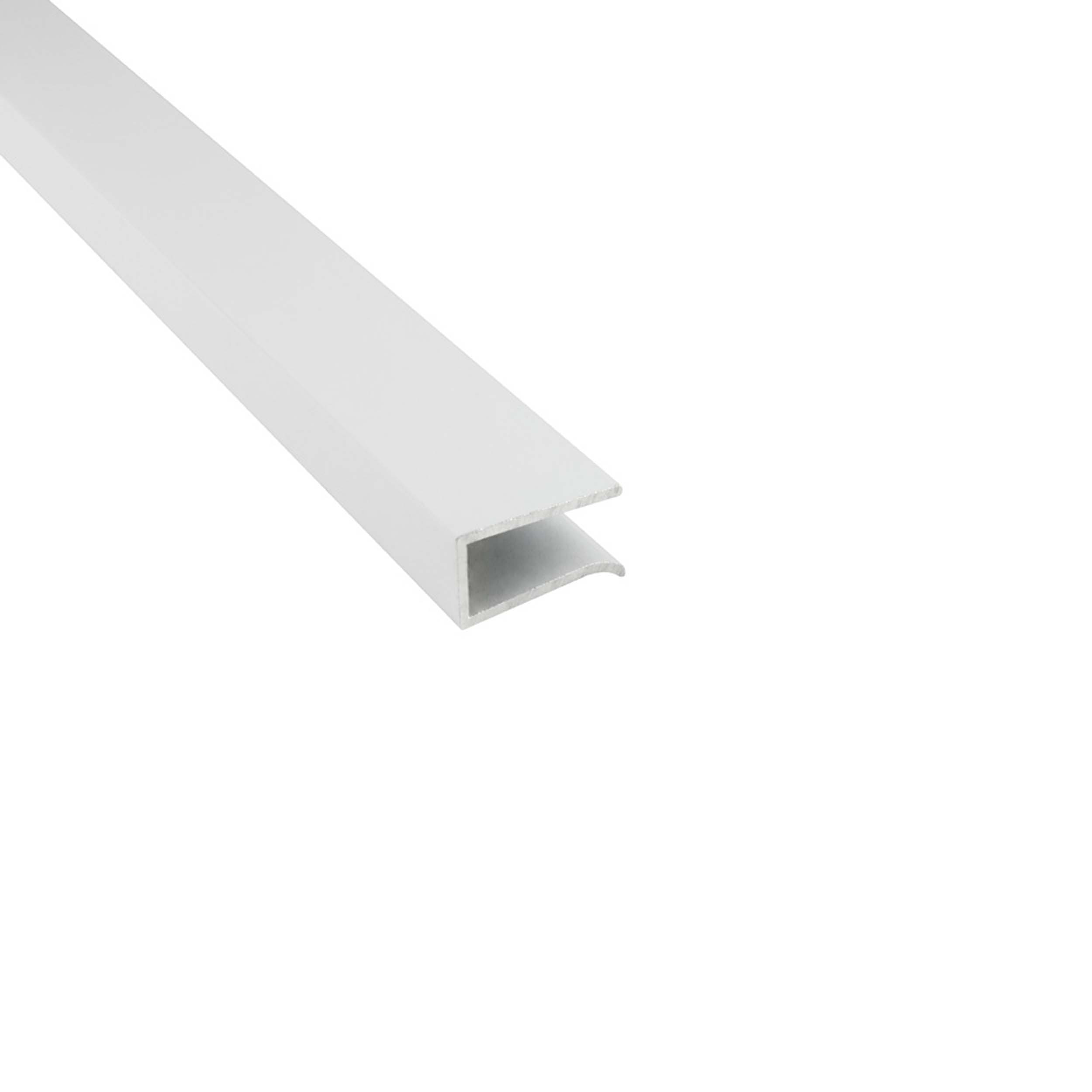 G03 LED Glaskantenprofil Kühlprofil Weiss 2m
