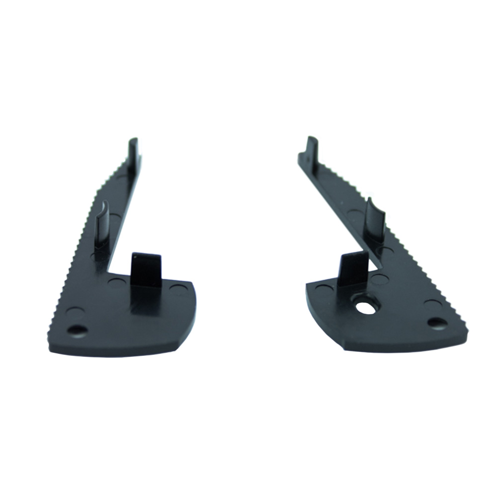 S01 LED Aluprofil Schwarz Treppenprofil 2x Endkappen B-Ware S01 LED Aluprofil Treppenprofil 2x Endkappen schwarz