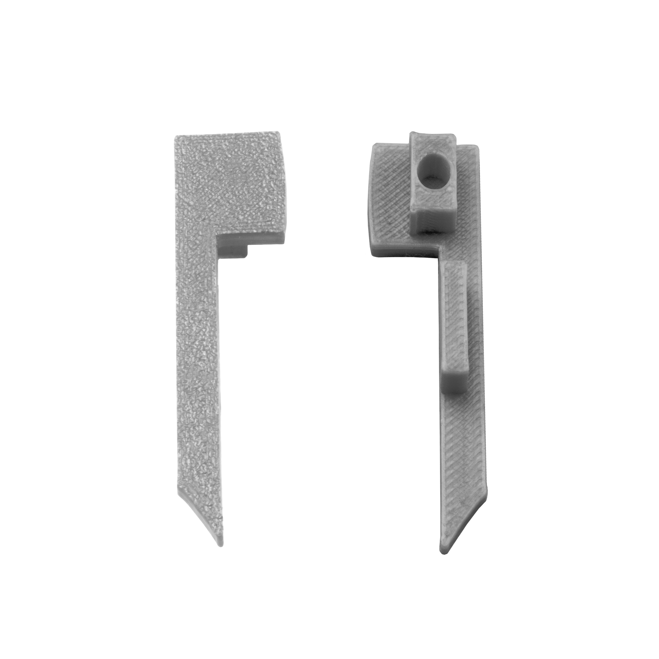 B-WARE - T-STA LED Alu Treppenprofil Treppenwinkel Profil Stufen silber Endkappe links B-WARE - T-STA LED Alu Treppenprofil Treppenwinkel Profil Endkappe links 1 Stück