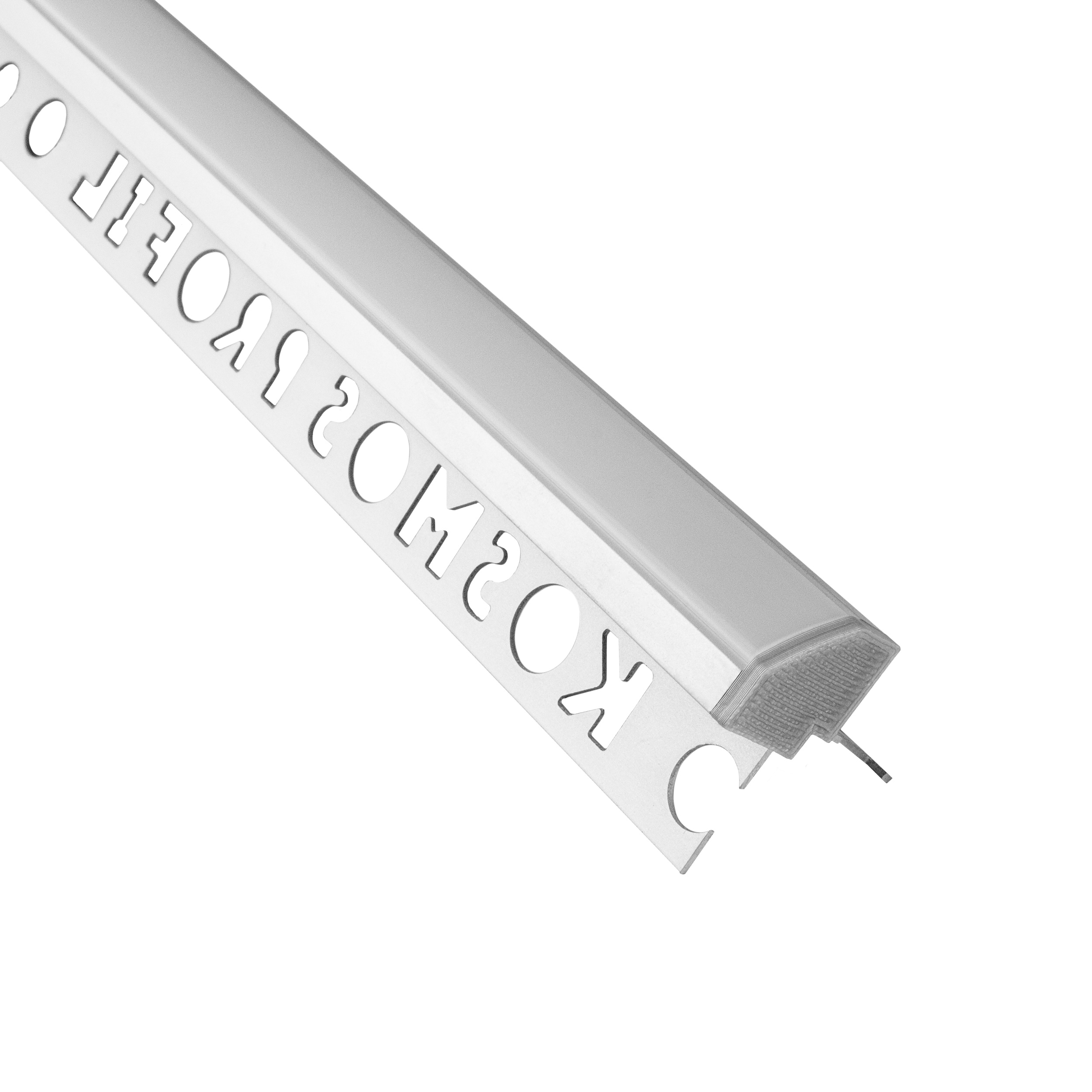 C-T77 LED Alu Fliesenprofil Ecke aussen 12mm silber 1m milky C-T77 LED Alu Fliesenprofil Ecke aussen 12mm silber