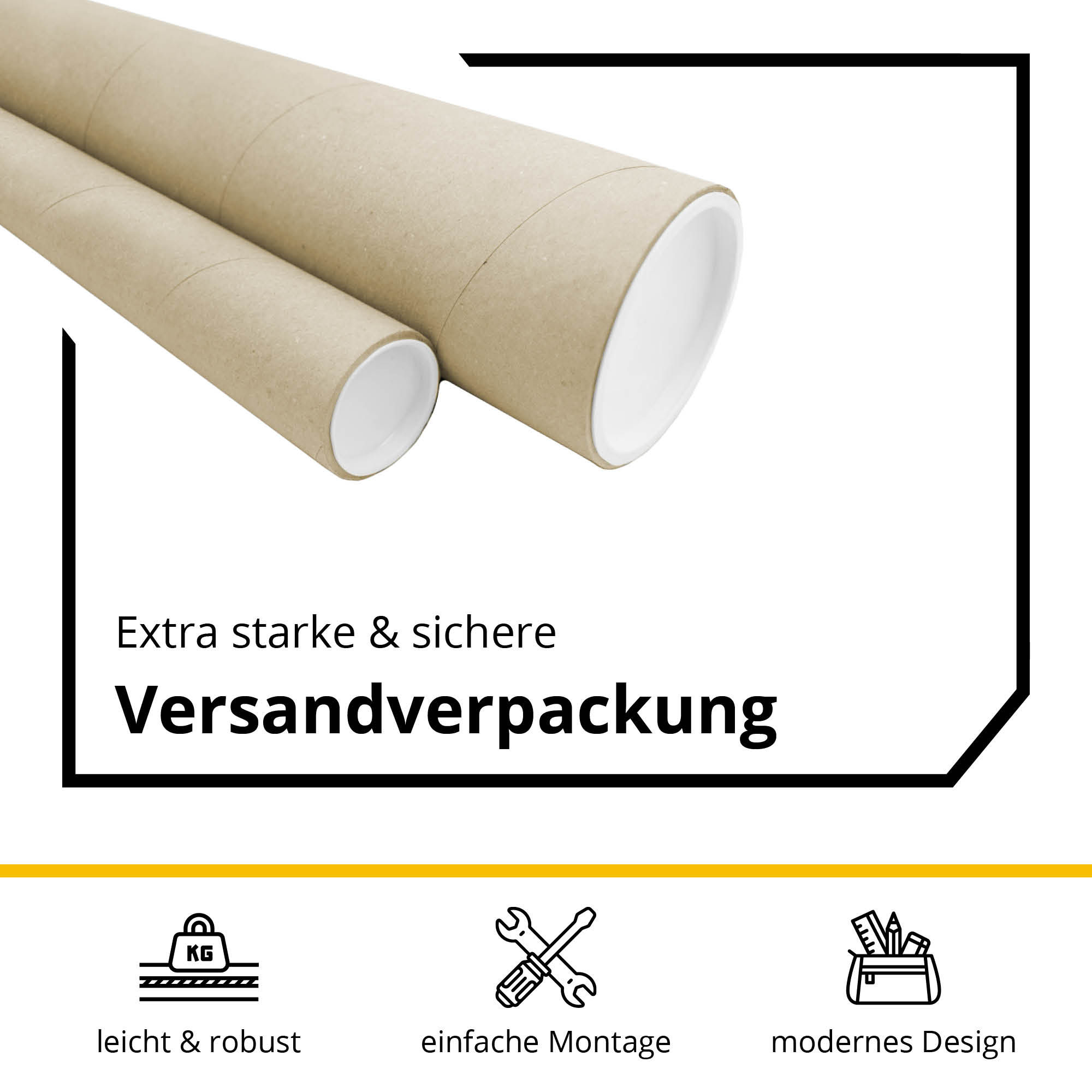 A25 LED Aluprofil Weiss 2x Endkappen Einbauprofil