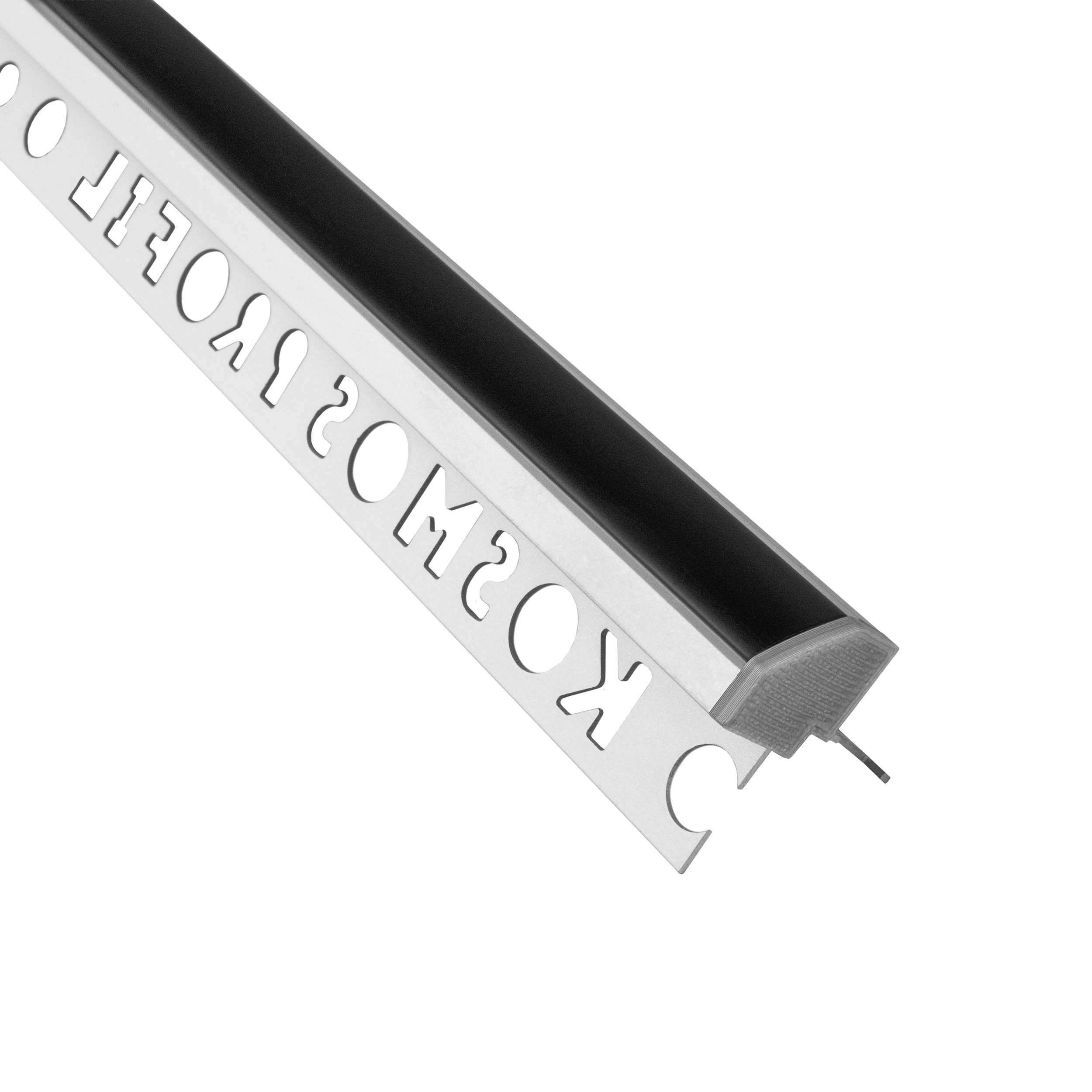 C-T77 LED Alu Fliesenprofil Ecke aussen 12mm silber