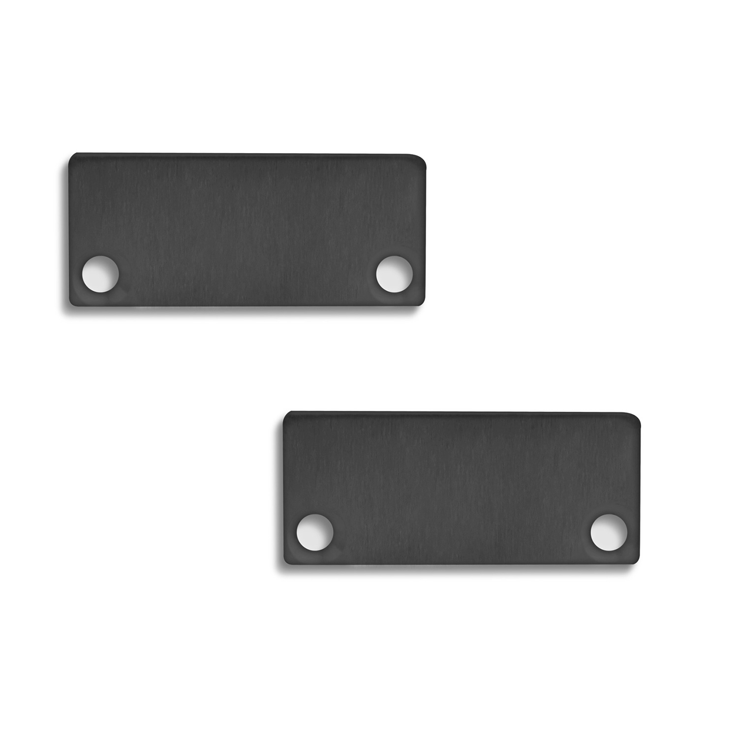 GX-PN4 LED AUFBAU-Profil 200 cm, flach, LED Stripes max. 24mm, schwarz RAL 9005