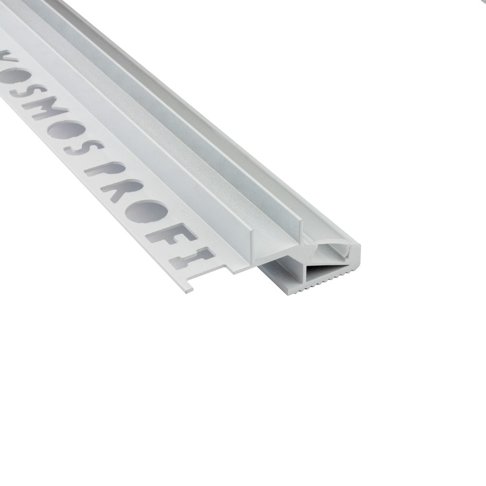 T-40 20° LED Alu Fliesenprofil Treppenprofil Stufen 12mm weiss T-40 20° LED Alu Fliesenprofil Treppenprofil Stufen 12mm weiss 2m milky