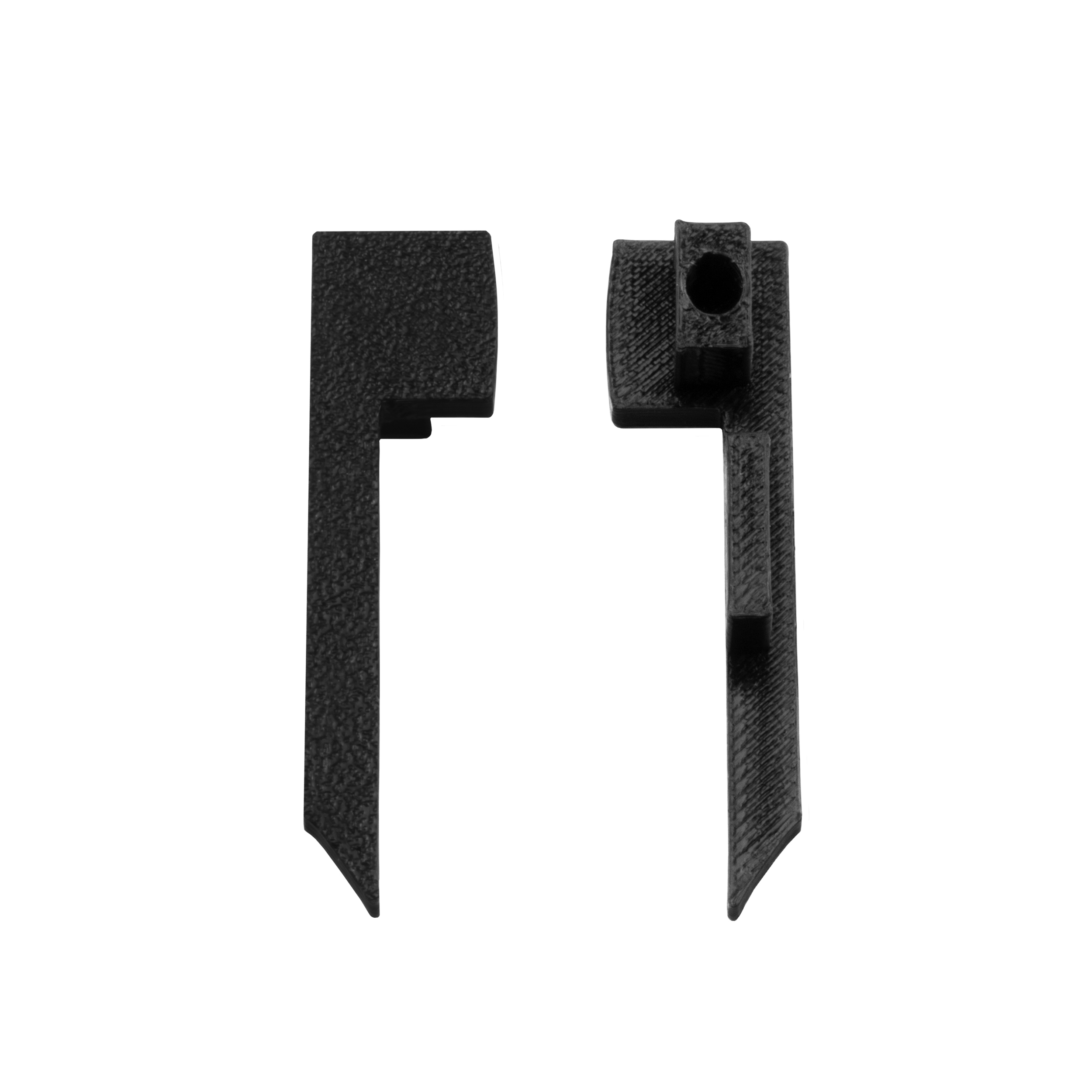 B-WARE - T-STA LED Alu Treppenprofil Treppenwinkel schwarz Endkappe links 1 Stück