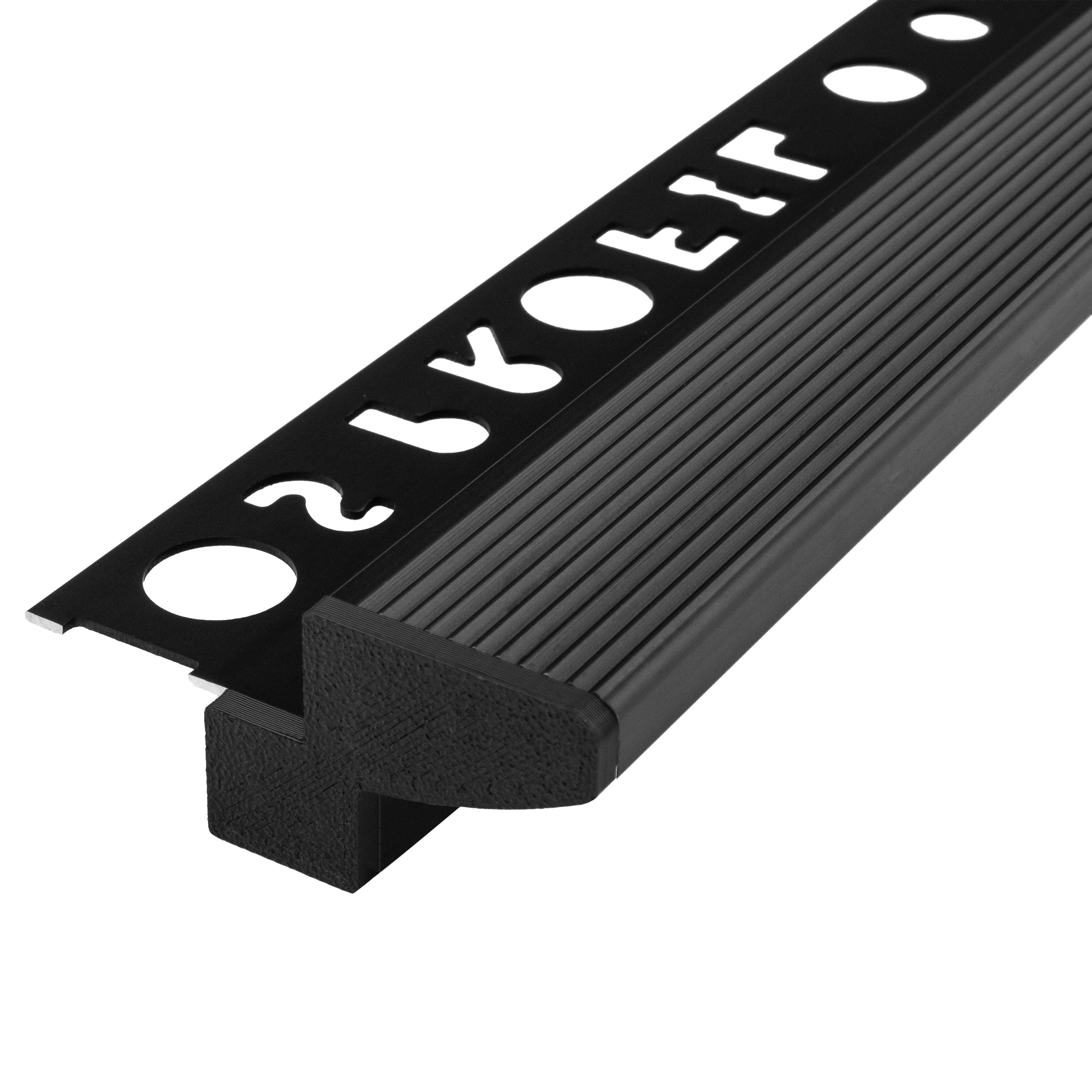 T-40 20° LED Alu Fliesenprofil Treppenprofil Stufen 10mm schwarz T-40 20° LED Alu Fliesenprofil Treppenprofil Stufen 10mm schwarz