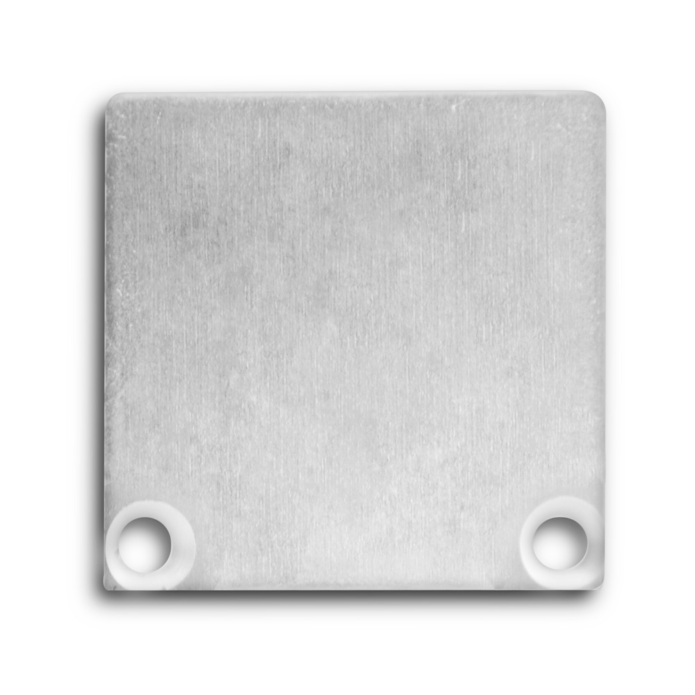 GX-PN6n LED AUFBAU-Profil 200 cm, hoch, LED Stripes max. 24mm, silber 2x Endkappe