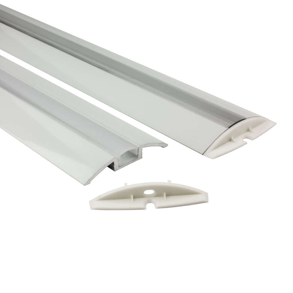 B-Ware - F01 LED Aluprofil Weiss Übergangsprofil