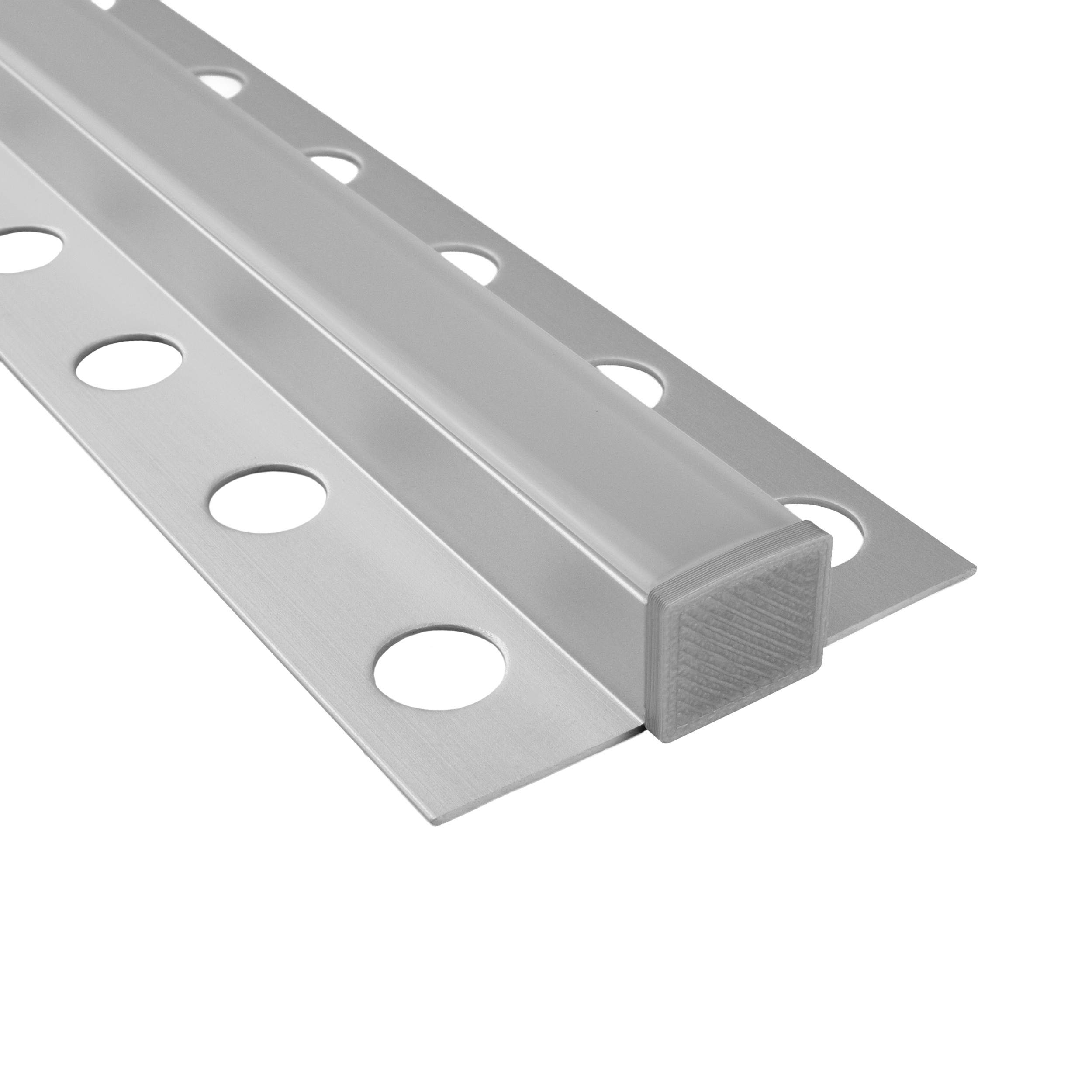 T77 LED Alu Fliesenprofil Bordüre 10mm silber 1m opal T77 LED Alu Fliesenprofil Bordüre 10mm silber
