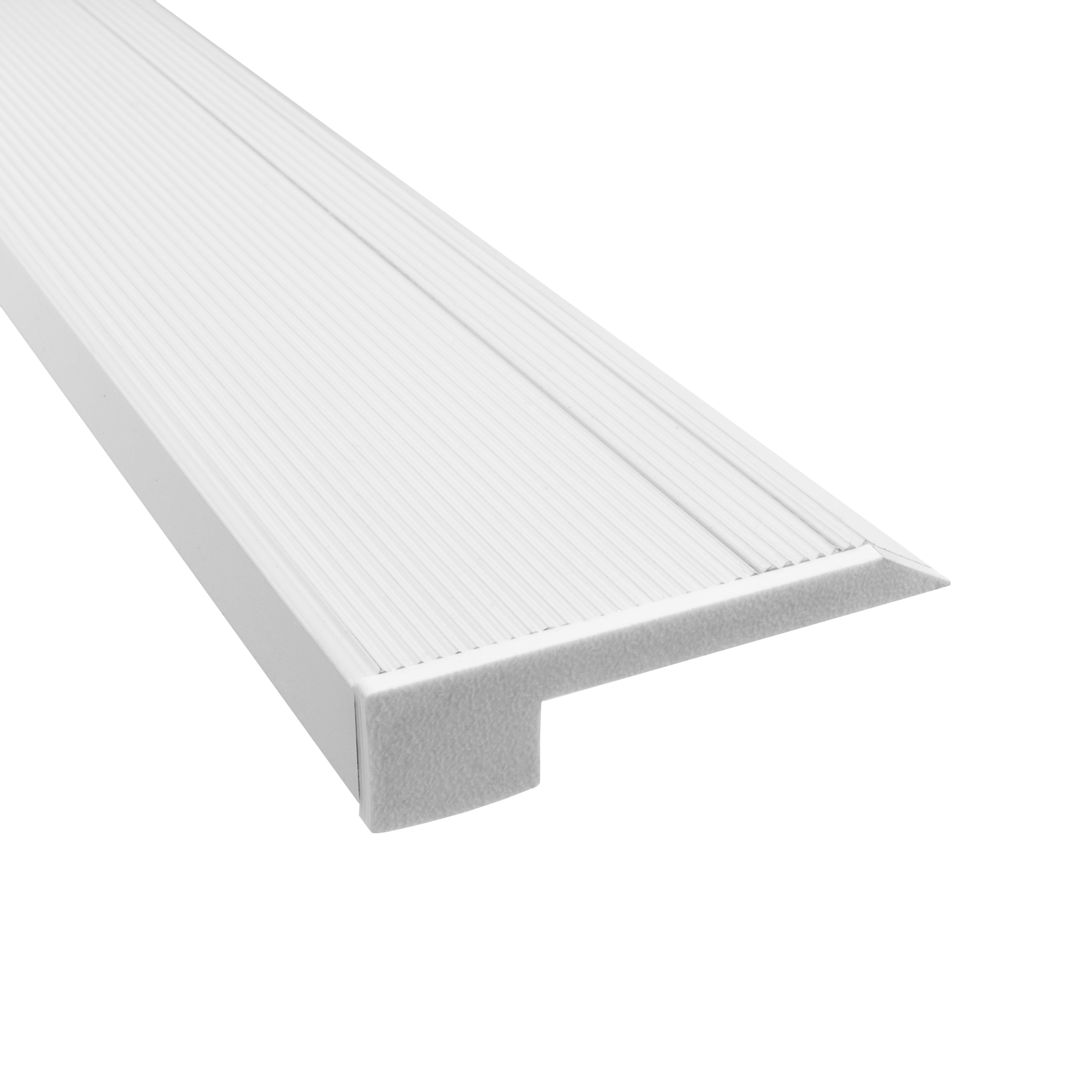 B-WARE - T-STA LED Alu Treppenprofil Treppenwinkel weiss Endkappe rechts 1 Stück
