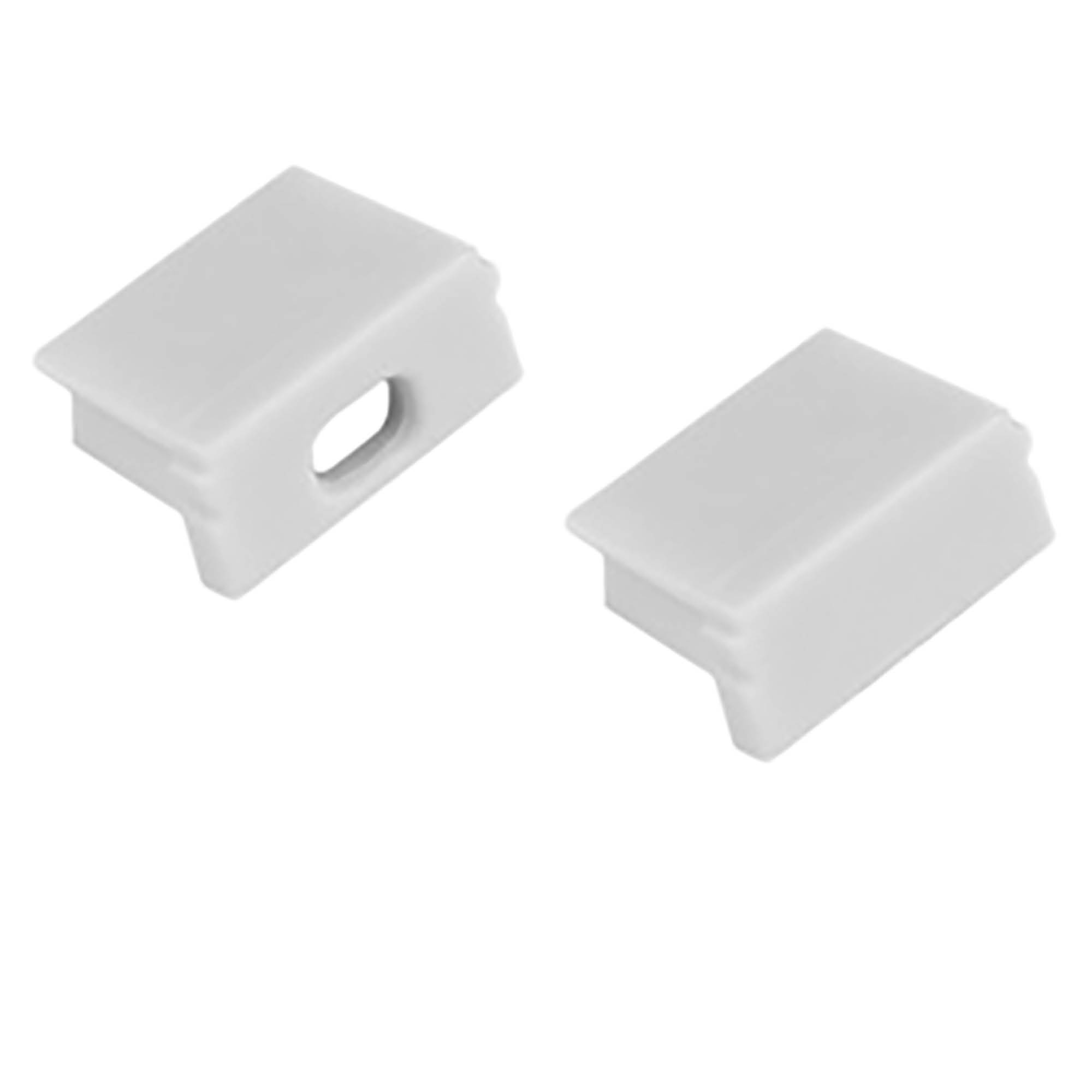A15 LED Profil Weiss 2x Endkappen A15 LED Profil Weiss 2x Endkappen