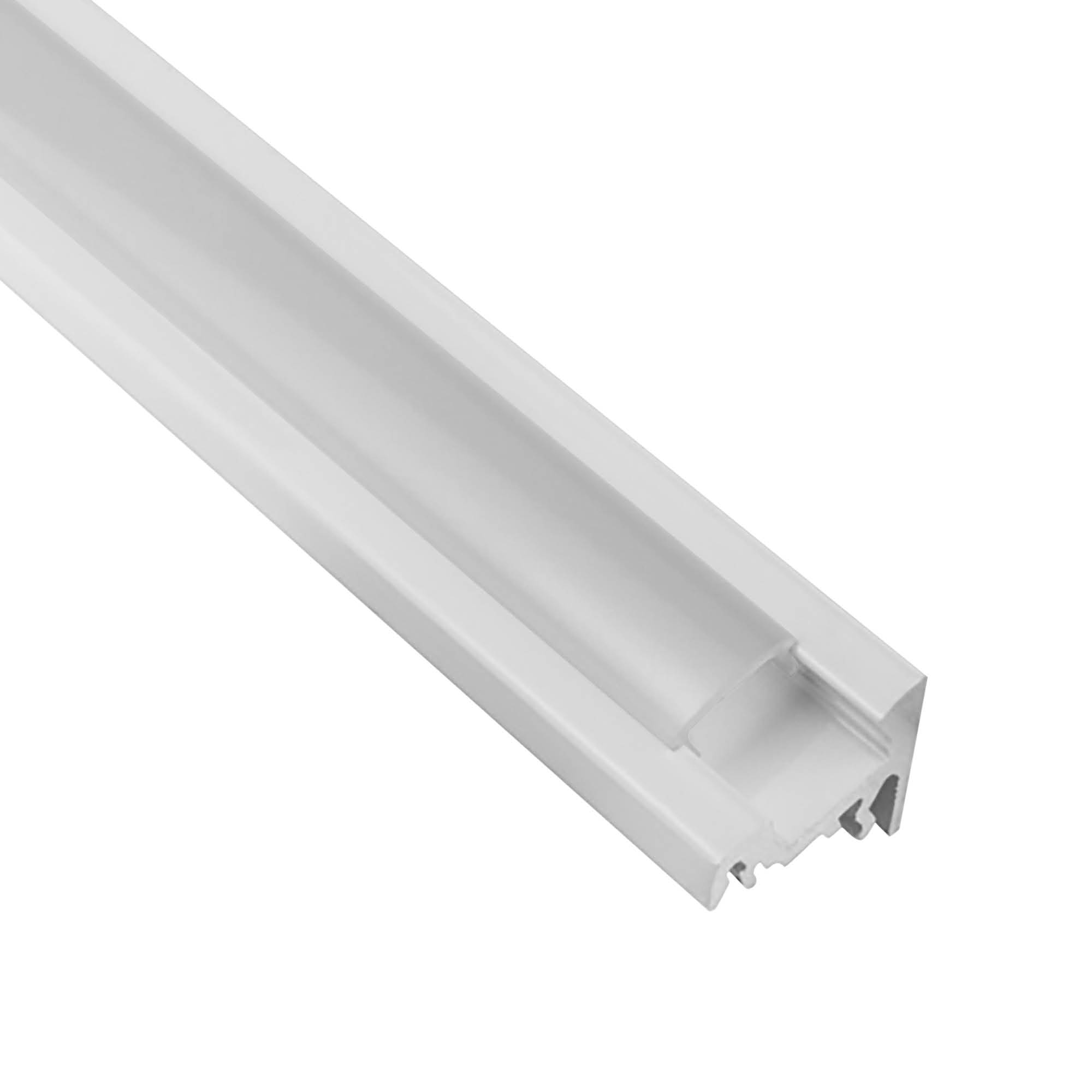 A20 LED Aluprofil Weiss Eckprofil 30° 1m opal A20 LED Aluprofil Weiss Eckprofil 30° 2m opal
