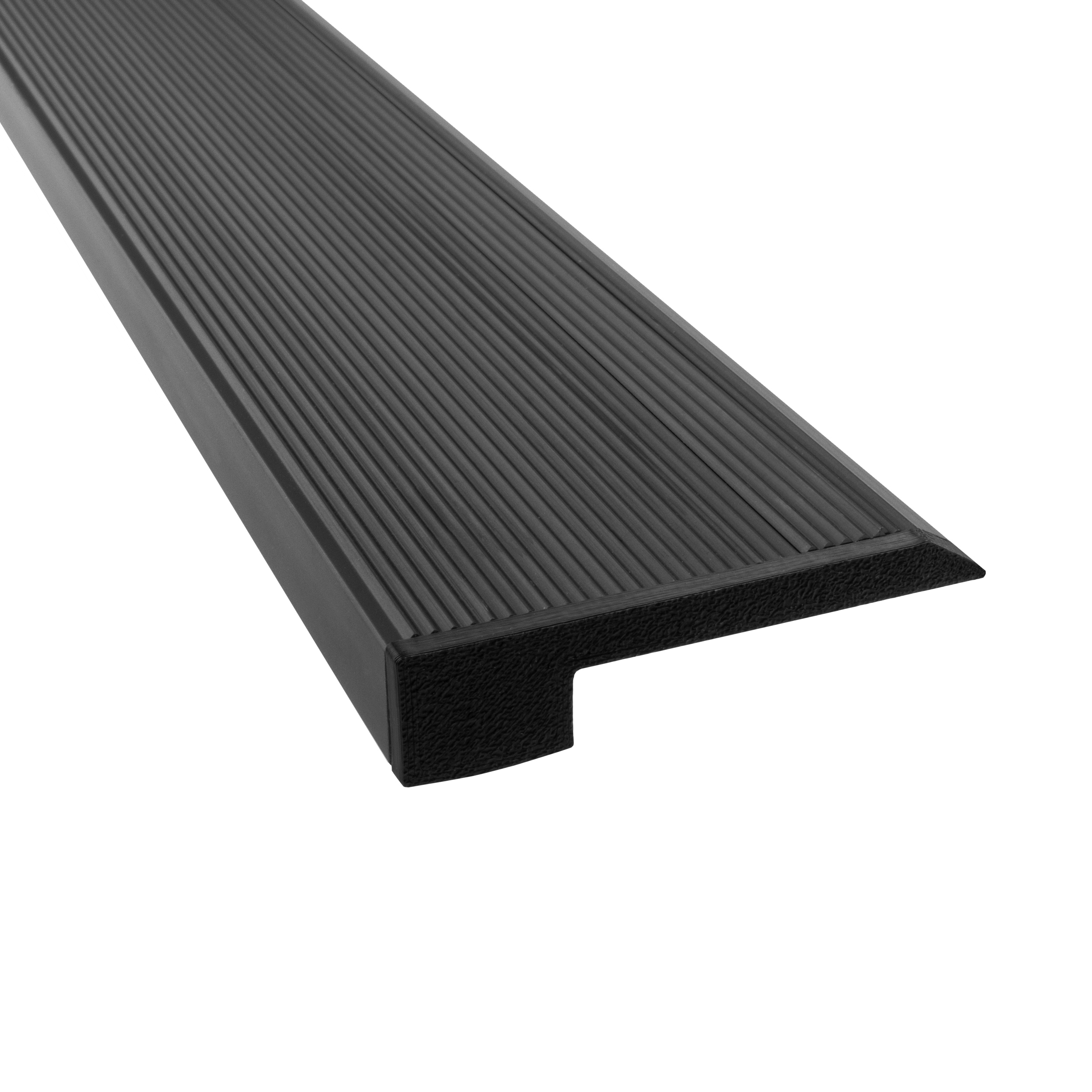 B-WARE - T-STA LED Alu Treppenprofil Treppenwinkel schwarz Endkappe rechts 1 Stück