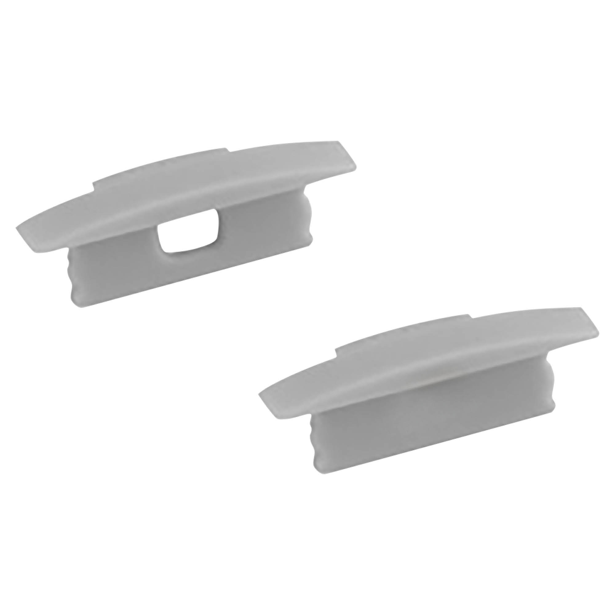 A25 LED Aluprofil Einbauprofil Silber 2x Endkappen A25 LED Aluprofil Einbauprofil Silber 2x Endkappen