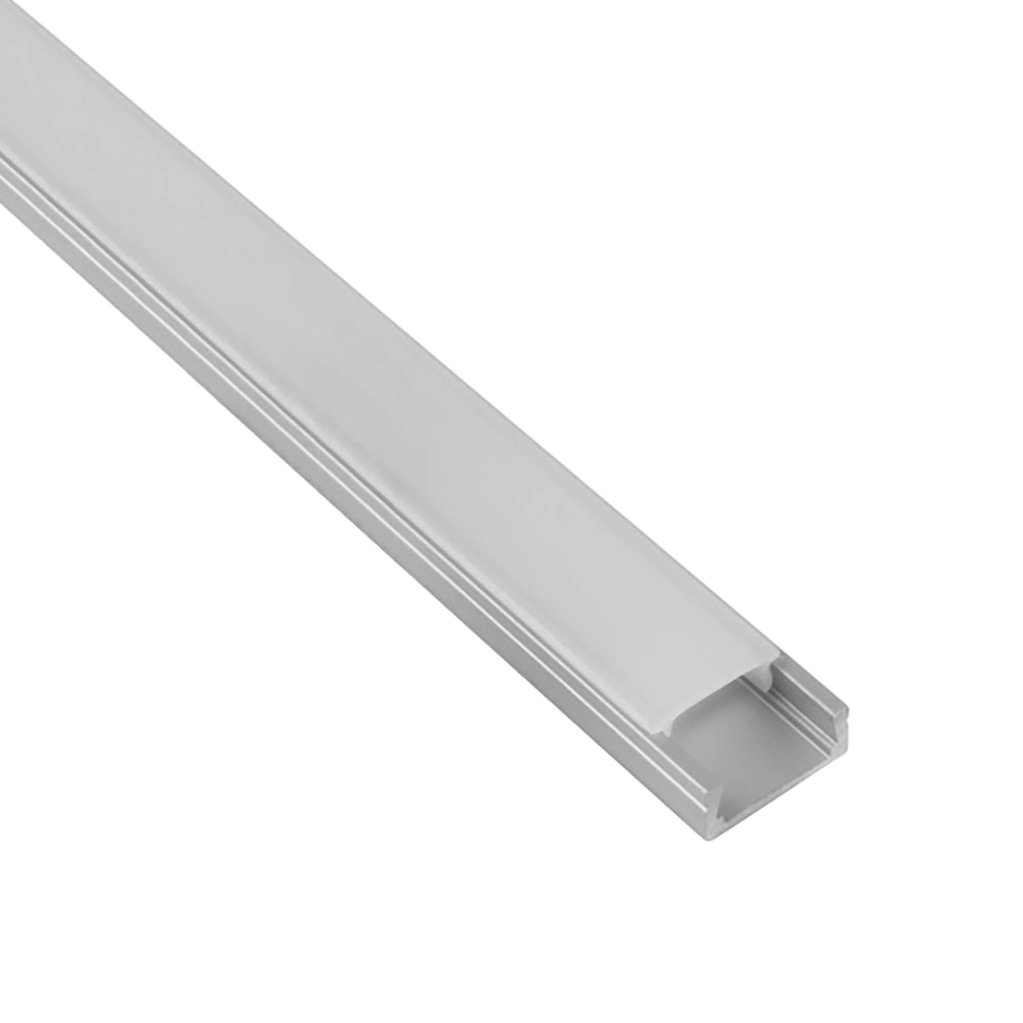 A15 LED Profil Silber 1m Abdeckung opal A15 LED Profil Silber 2m Abdeckung opal