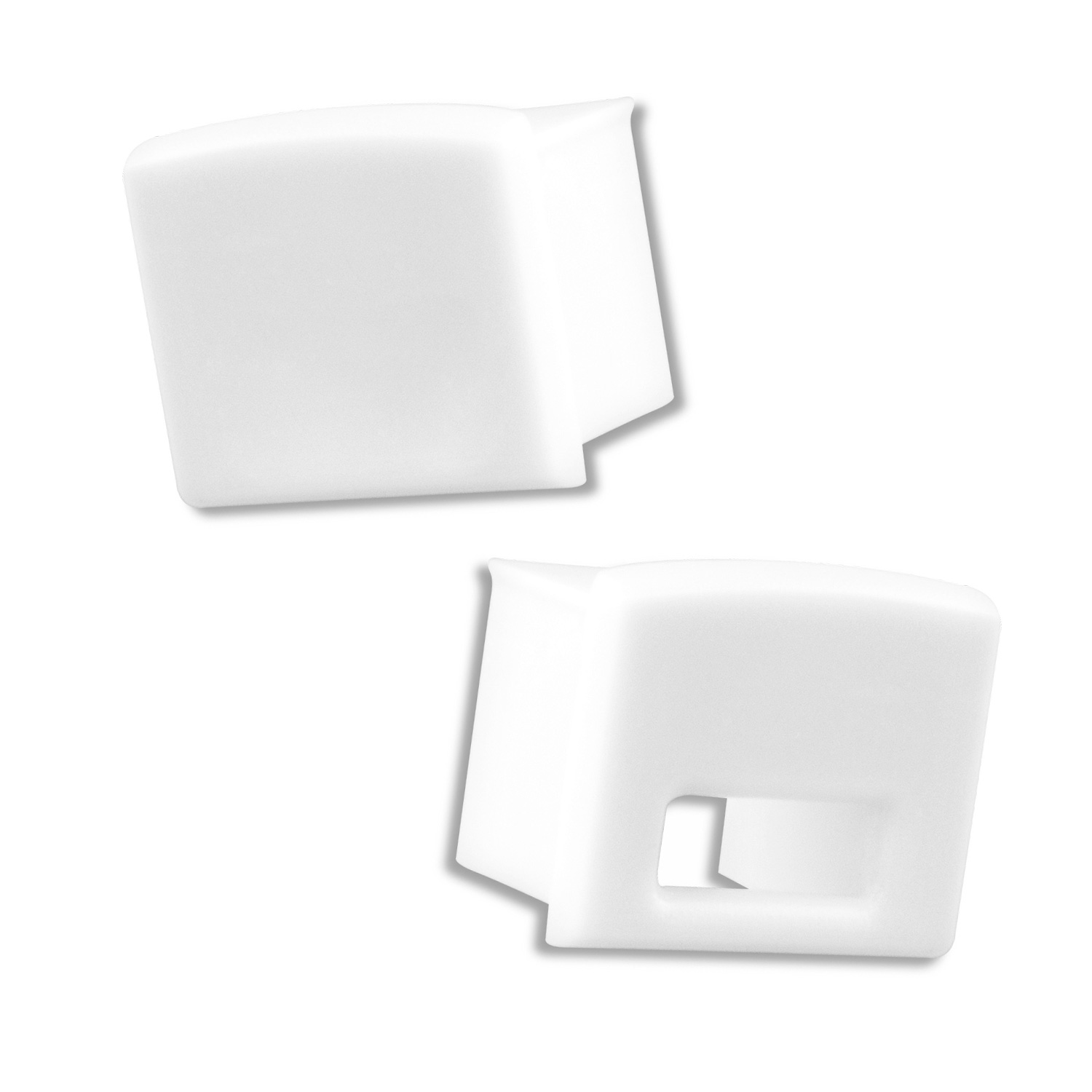 GX-PL5 LED AUFBAU-Profil 200 cm, hoch, LED Stripes max. 12 mm, weiß RAL 9010 2x Endkappen GX-PL5 LED AUFBAU-Profil 200 cm, hoch, LED Stripes max. 12 mm, weiß RAL 9010