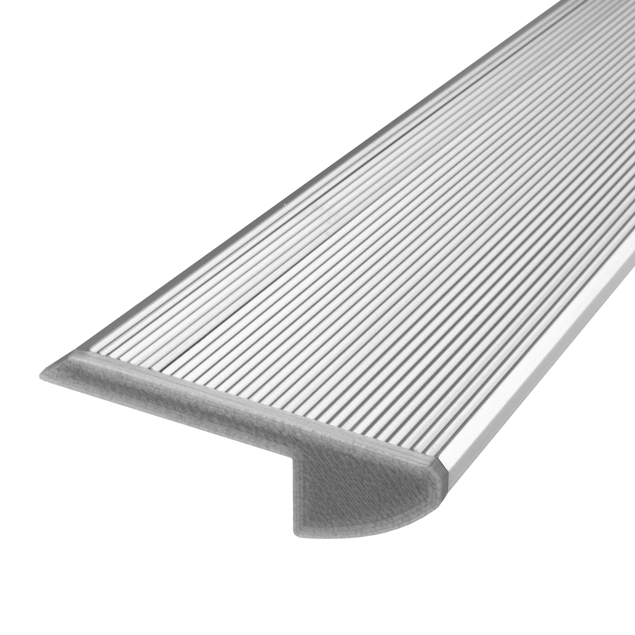 B-WARE - T-STA 30° LED Alu Treppenprofil Treppenwinkel Profil Stufen silber Endkappe links B-WARE - T-STA 30° LED Alu Treppenprofil Treppenwinkel silber Endkappe links 1 Stück