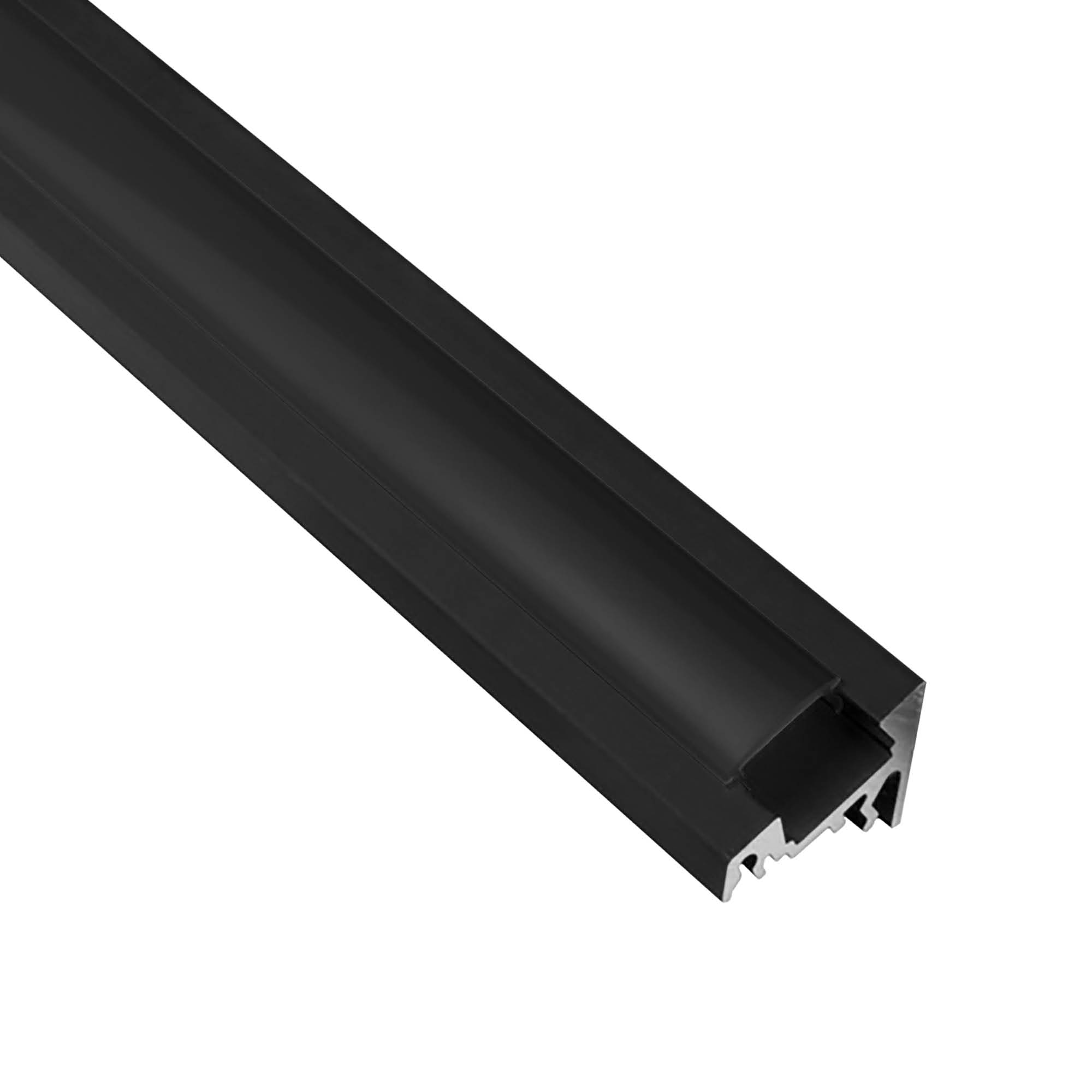 A20 LED Aluprofil Schwarz Eckprofil 30° 1m schwarz A20 LED Aluprofil Schwarz Eckprofil 30° 2m schwarz