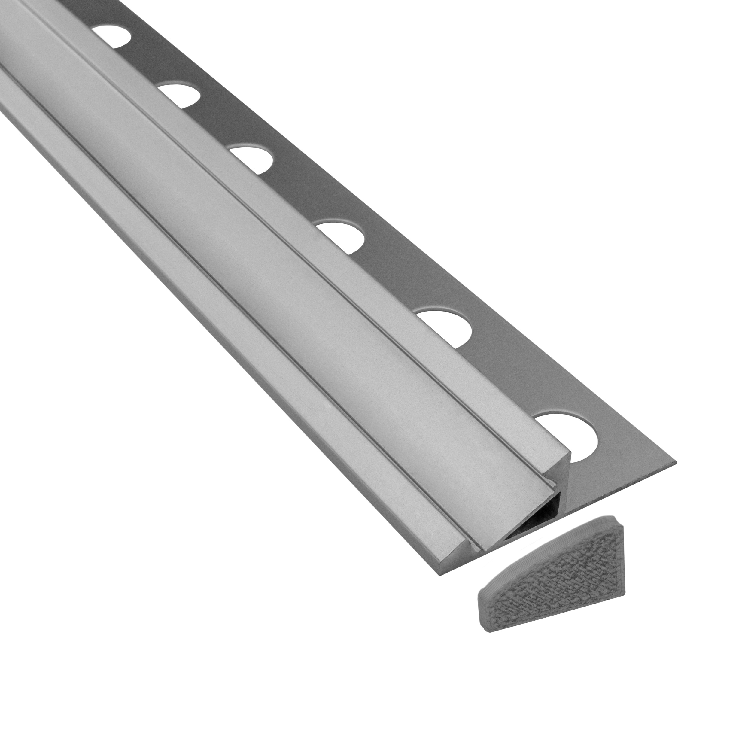 T77 LED Alu Fliesenprofil 10mm silber 20° T77 LED Alu Fliesenprofil 10mm silber 20°