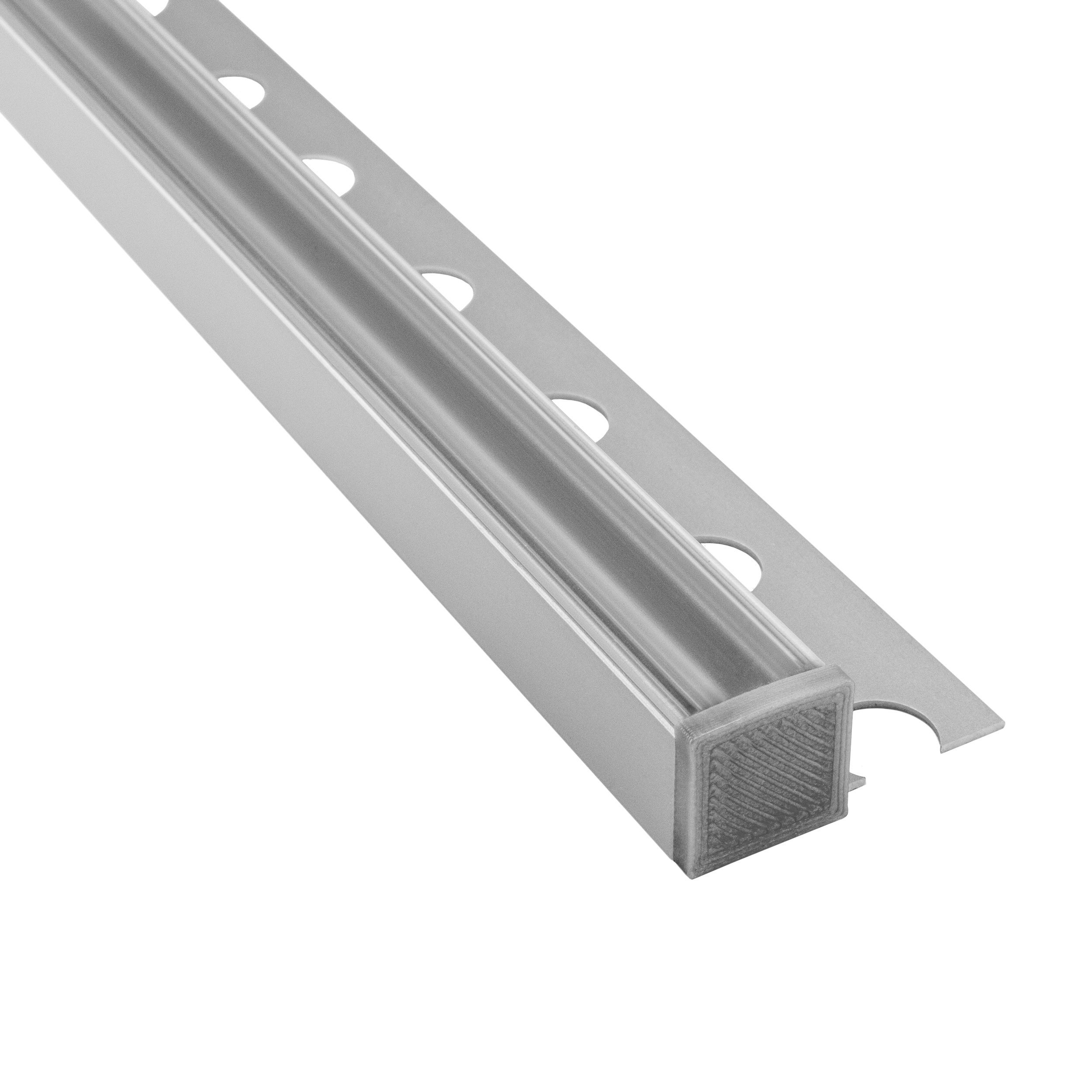 T77 LED Alu Fliesenprofil 12mm silber 1m klar T77 LED Alu Fliesenprofil 12mm silber 2m klar
