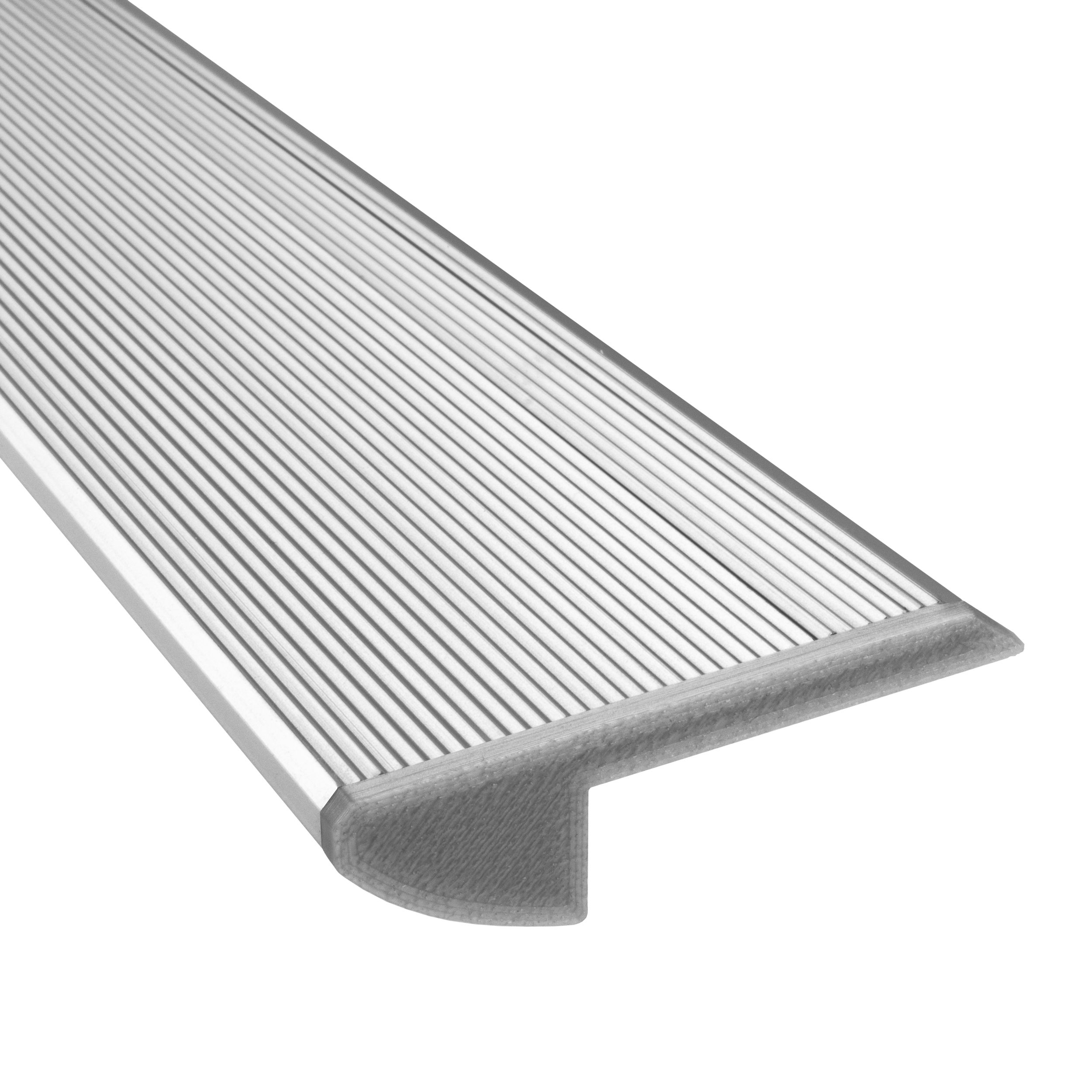 B-WARE - T-STA 30° LED Alu Treppenprofil Treppenwinkel Profil Stufen silber Endkappe rechts B-WARE - T-STA 30° LED Alu Treppenprofil Treppenwinkel silber Endkappe rechts 1 Stück