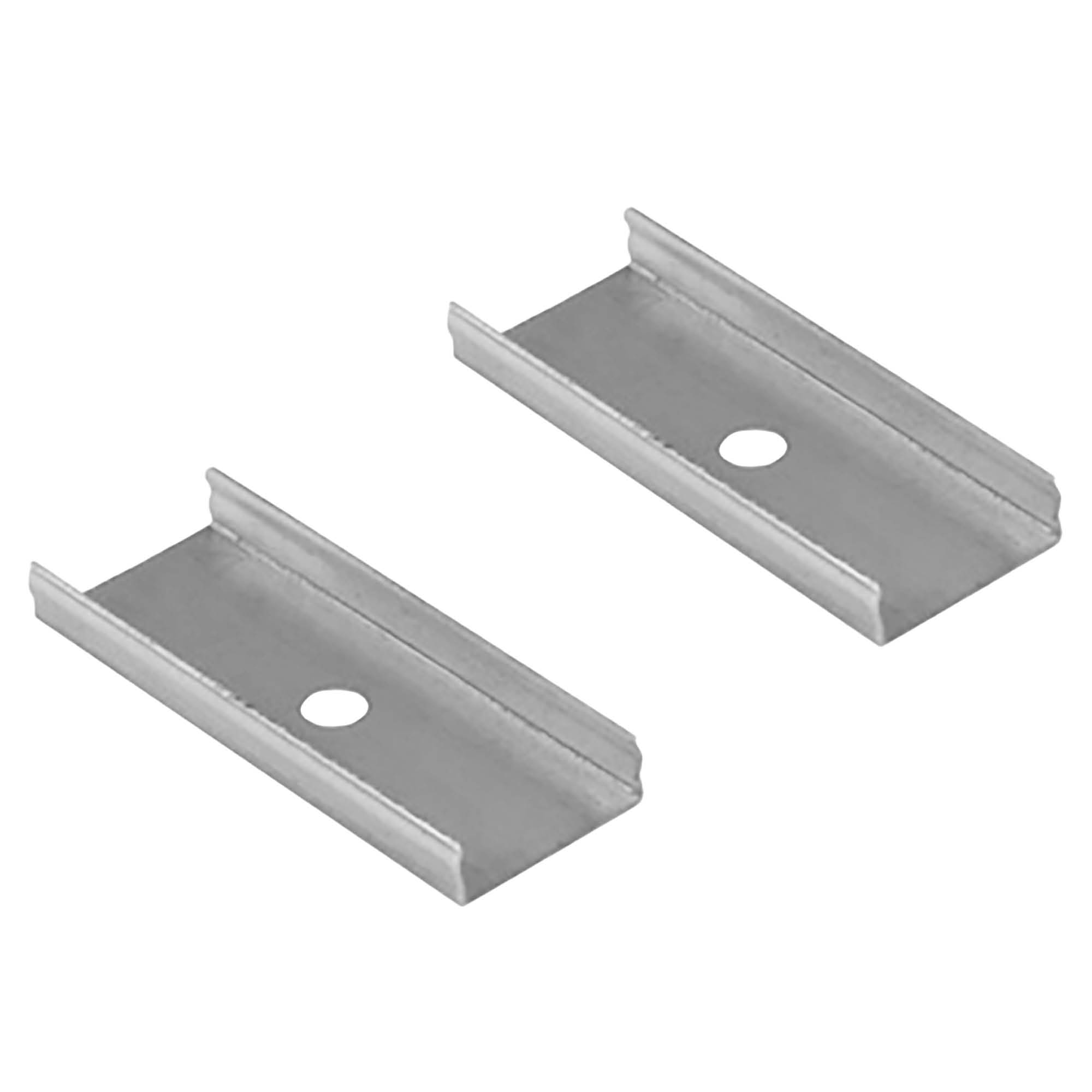 A20 LED Aluprofil Silber Eckprofil 30° 2 Halter metall A20 LED Aluprofil Weiss Eckprofil 30° 2x Halter Metall