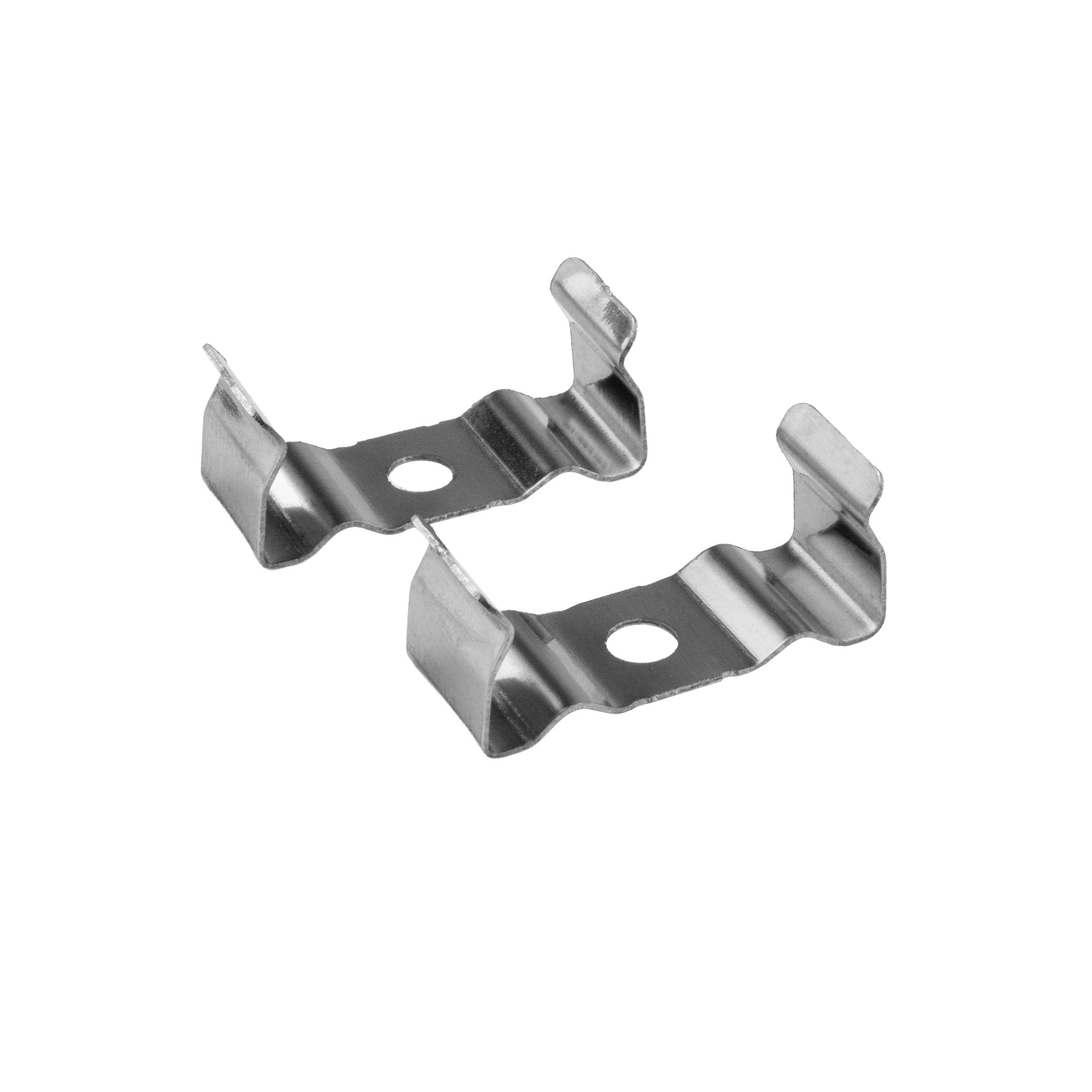 A23 LED Aluprofil Silber - 2x Halter A23 LED Aluprofil Schwarz - 2x Halter