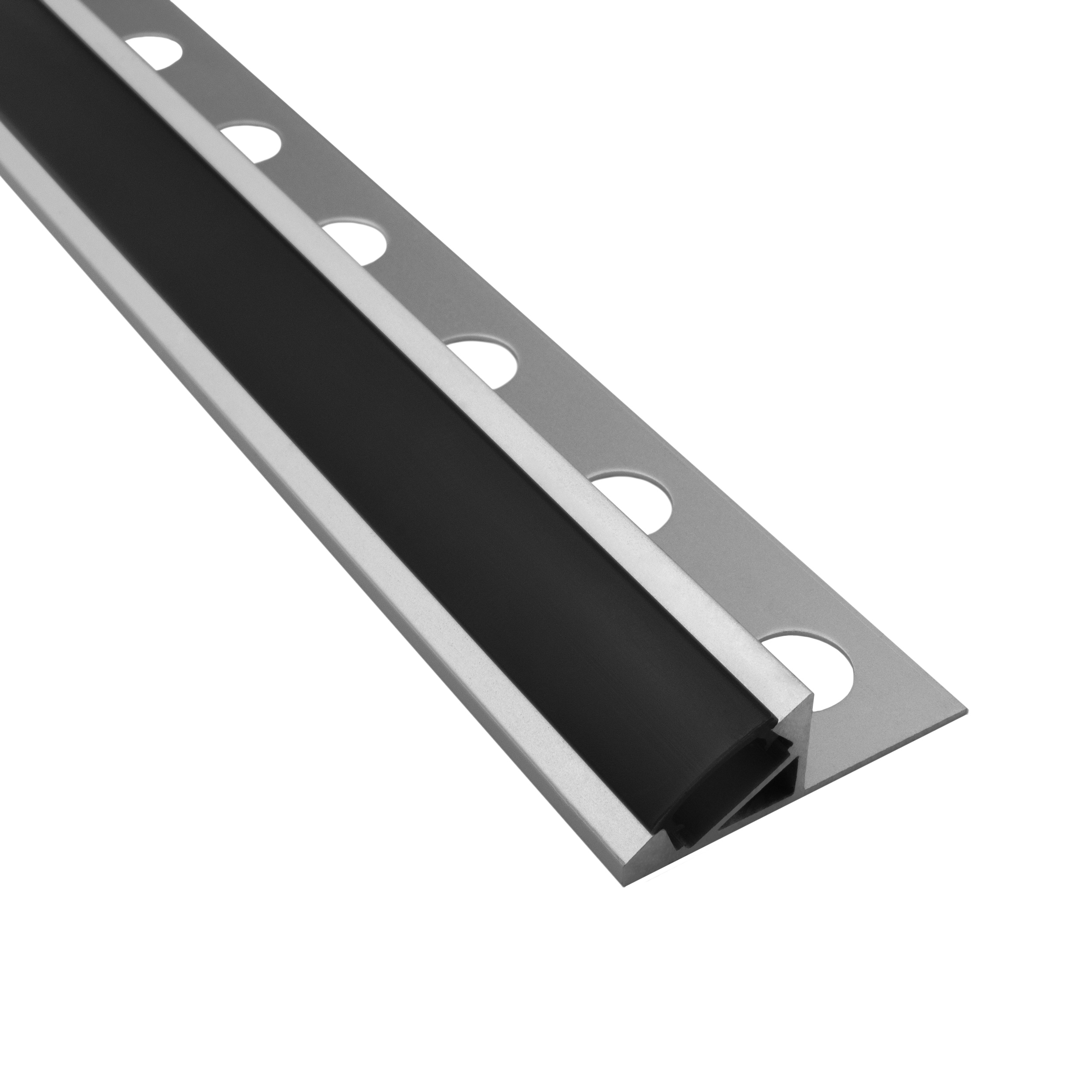 T77 LED Alu Fliesenprofil 12mm silber 30° T77 LED Alu Fliesenprofil 12mm silber 30°