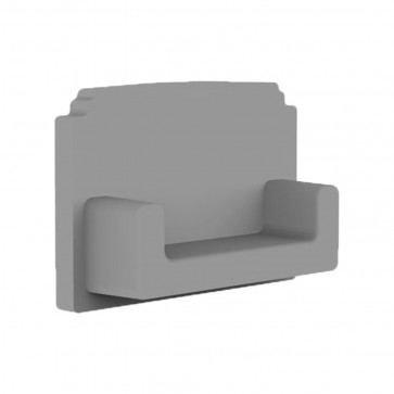 GX-FP2 LED Alu Fliesenprofil 10mm silber 2x Endkappen