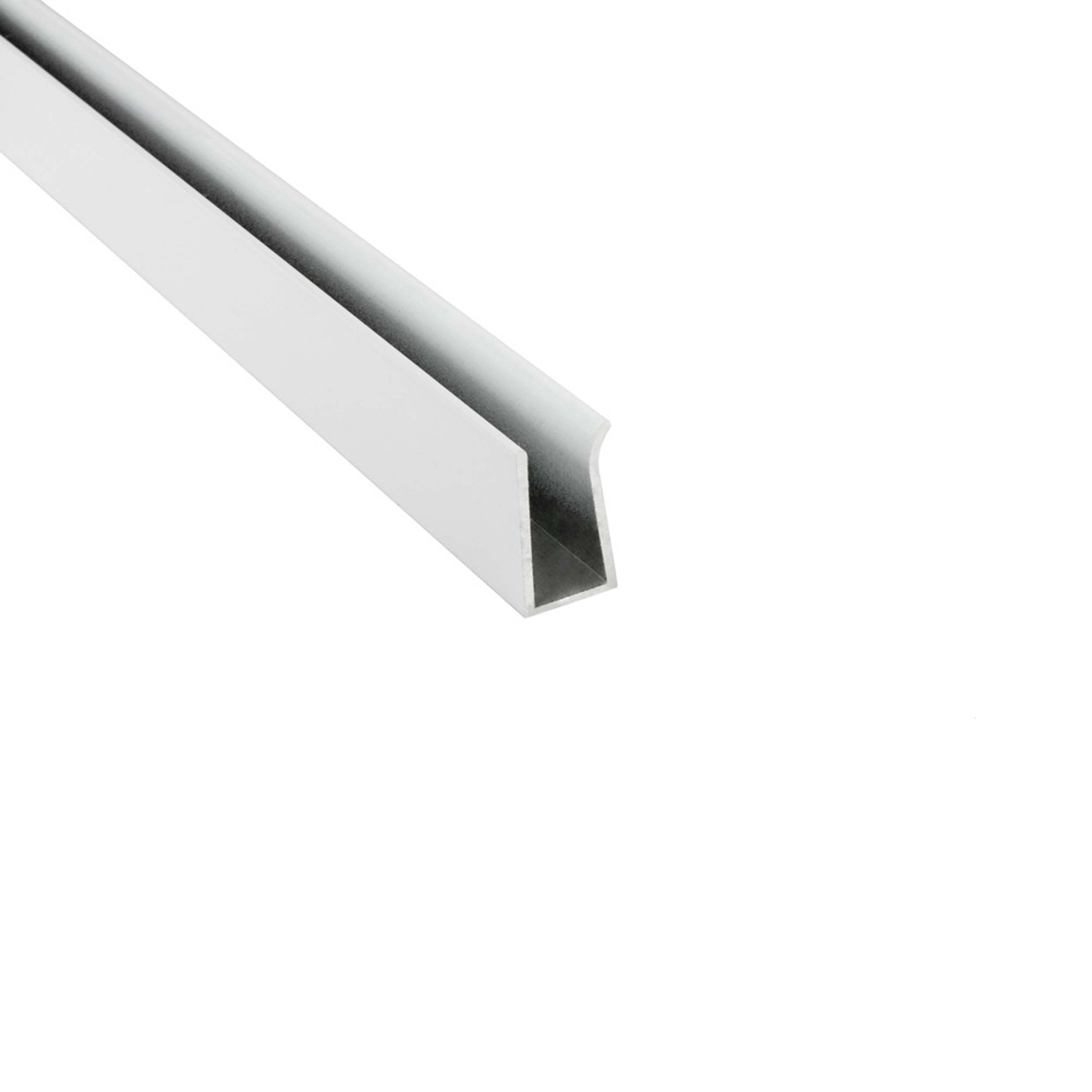 G03 LED Glaskantenprofil Kühlprofil Weiss G03 LED Glaskantenprofil Kühlprofil Weiss 2m