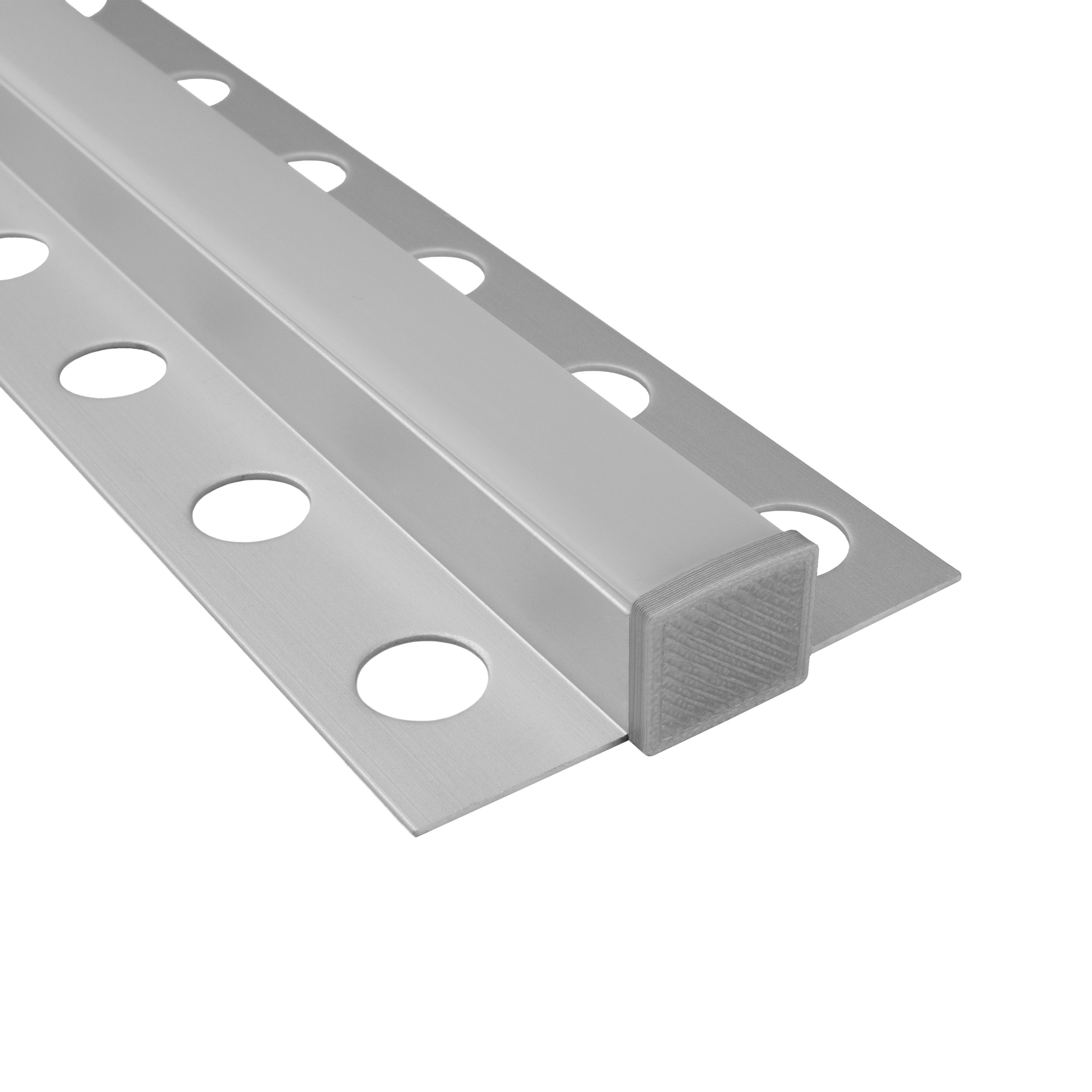 T77 LED Alu Fliesenprofil Bordüre 10mm silber 1m milky T77 LED Alu Fliesenprofil Bordüre 10mm silber 1m milky