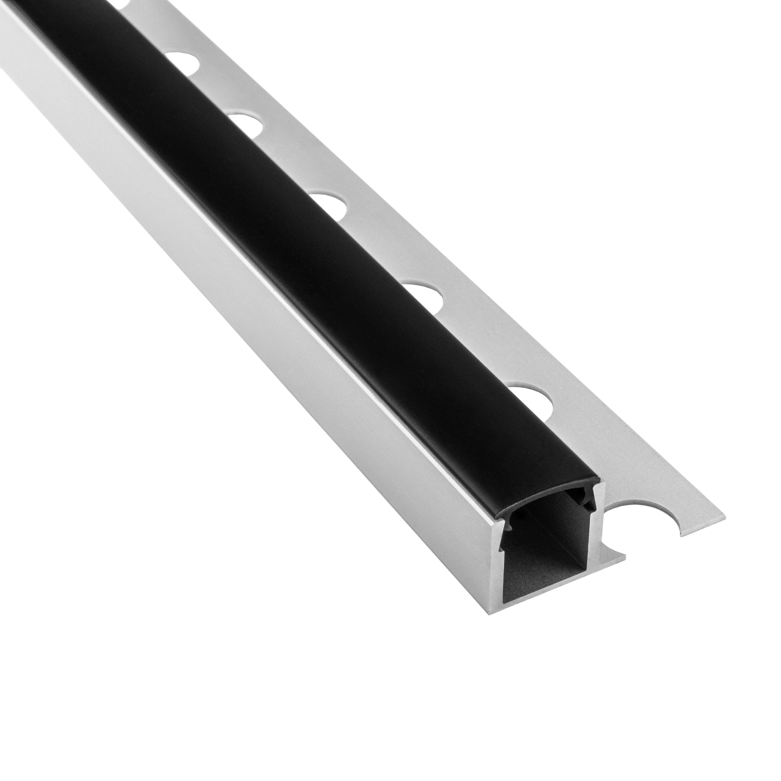 T77 LED Alu Fliesenprofil 12mm silber T77 LED Alu Fliesenprofil 12mm silber