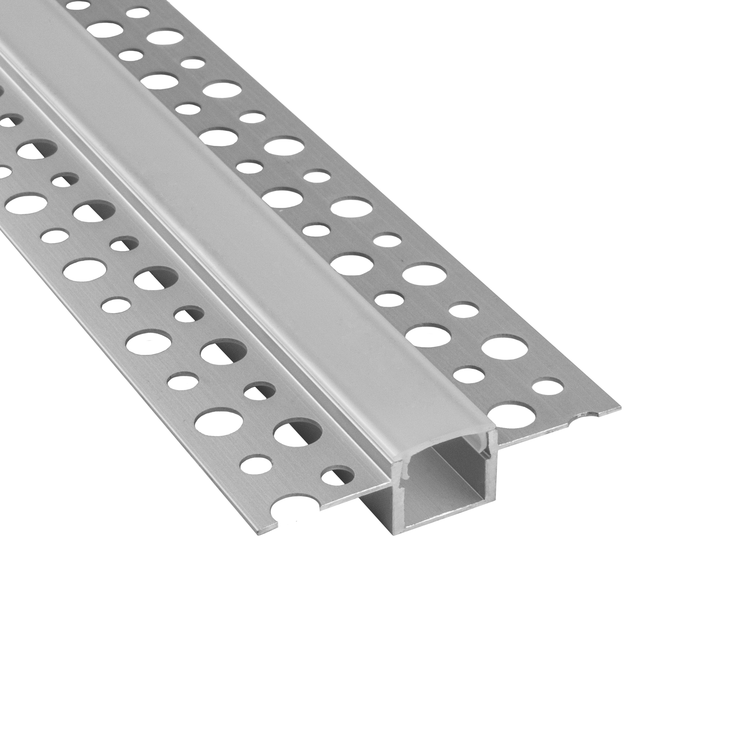 T77 LED Alu Unterputz Profil Trockenbau 10mm silber 1m opal T77 LED Alu Unterputz Profil Trockenbau 11mm silber 2m opal