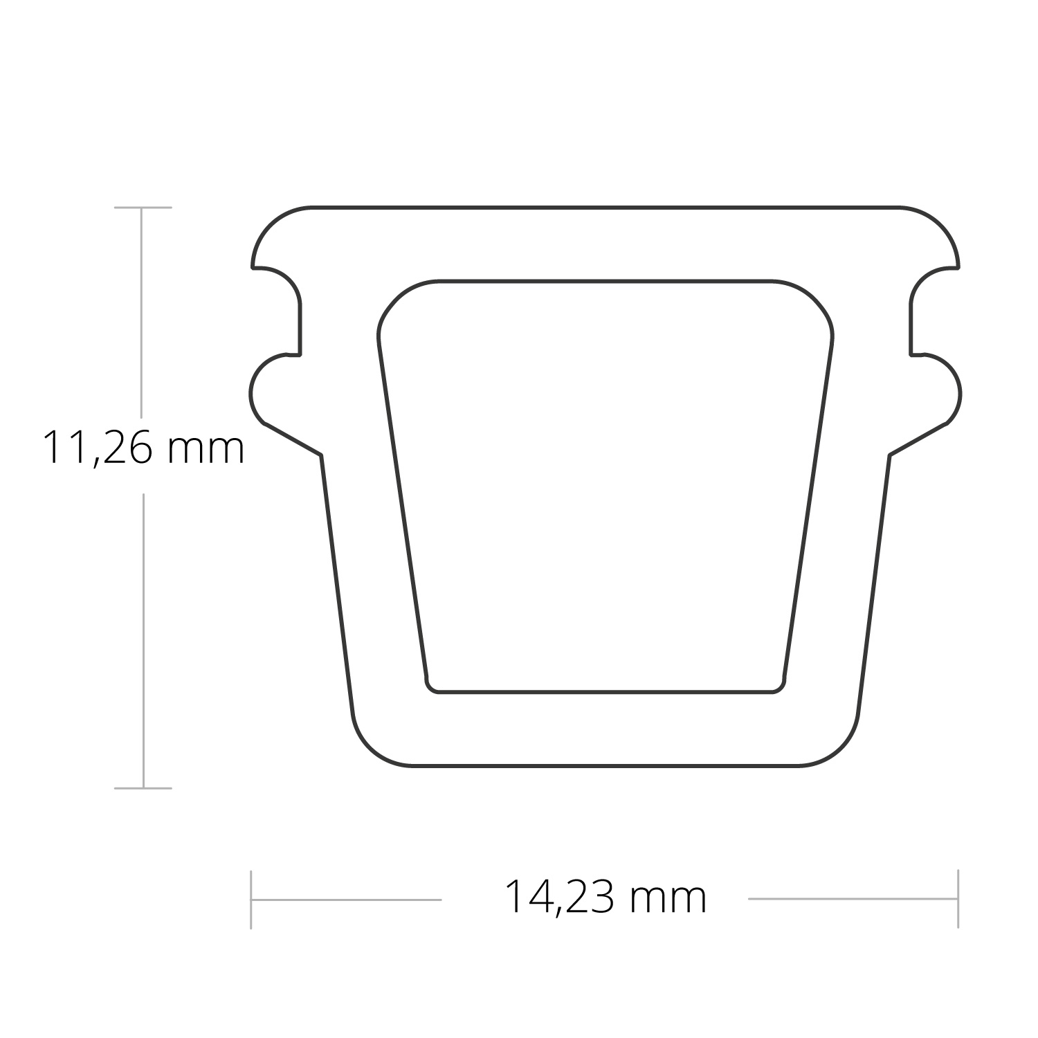 GX-C1S Schutzcover soft 500 cm schwarz für Profil GX-TBP serie GX-C1S Schutzcover soft 500 cm schwarz für Profil GX-TBP serie