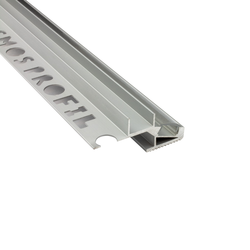 T-40 20° LED Alu Fliesenprofil Treppenprofil Stufen 12mm silber T-40 20° LED Alu Fliesenprofil Treppenprofil Stufen 12mm silber 2m opal