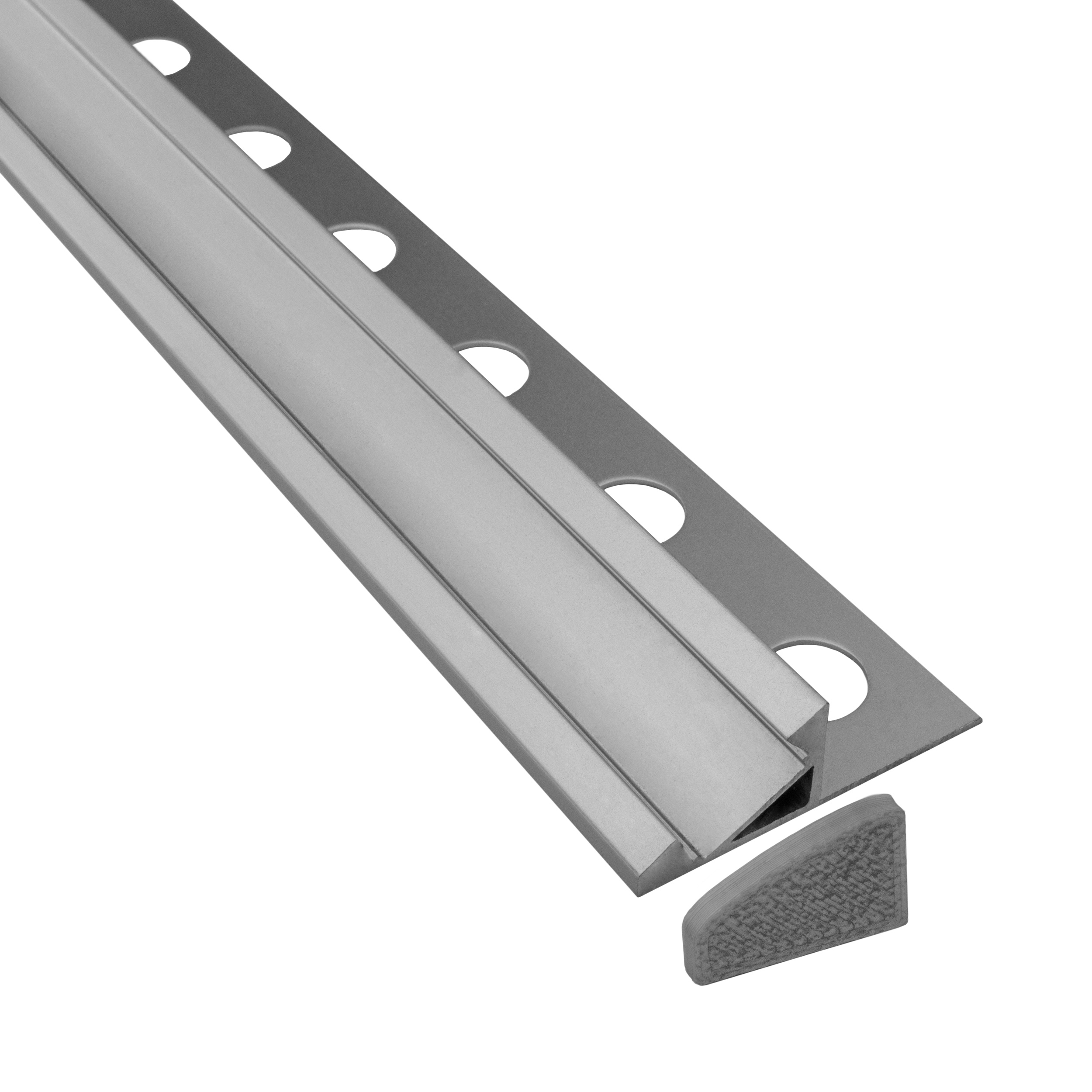 T77 LED Alu Fliesenprofil 12mm silber 30° T77 LED Alu Fliesenprofil 12mm silber 30°